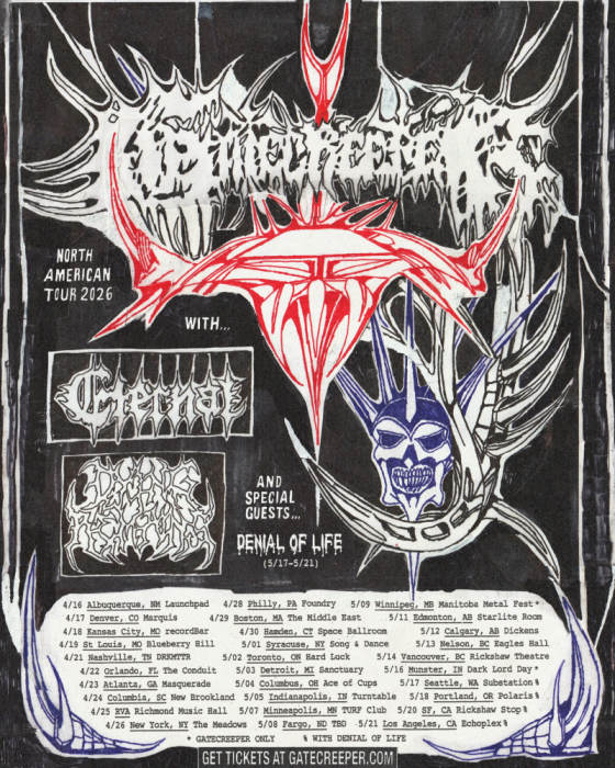 Gatecreeper * Eternal * Dying Remains 