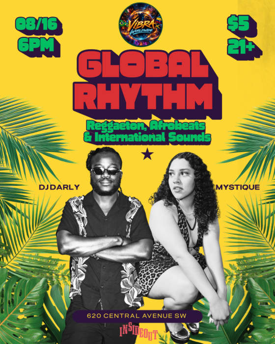 Global Rhythm* DJ Darly * Mystique * Vibra Worldwide * Reggaeton, Afrobeats, & International Sounds