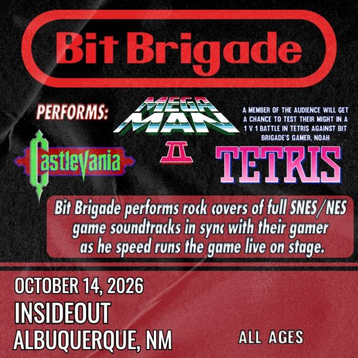Bit Brigade Performs "Mega Man II" + "Castlevania" + "Tetris" LIVE