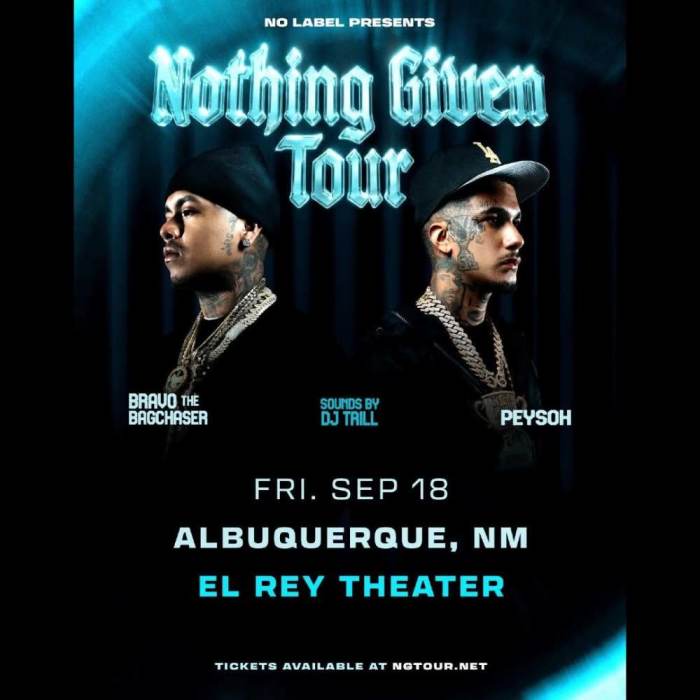 Bravo The Bagchaser * Peysoh - Nothing Given Tour