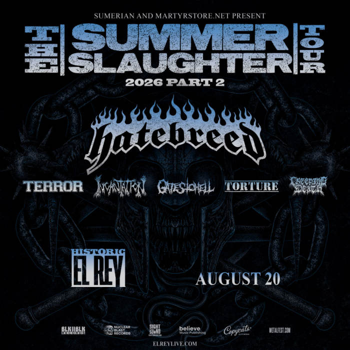 Hatebreed: SUMMER SLAUGHTER TOUR 2026