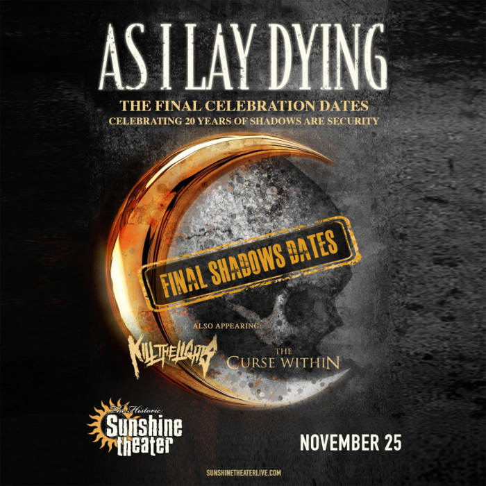 As I Lay Dying * Kill The Lights * The Curse Within