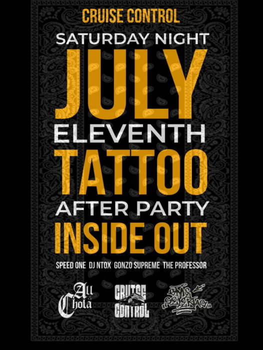 14th Annual Tattoo Fiesta Afterparty * Featuring Speed One