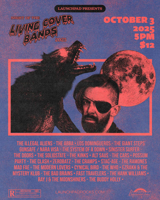 Henry Dean 2025AW SamborhighSナイトライフ Night Of The Living Cover Bands - Night 1 THE @ Launchpad