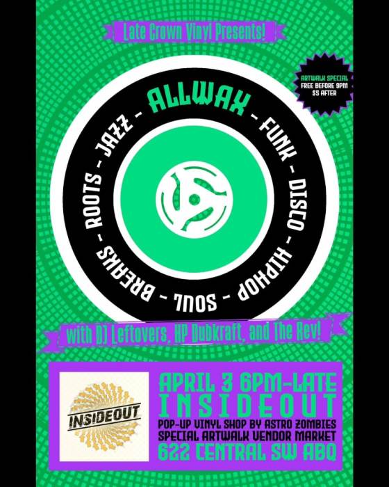   ALL WAX    DJ Leftovers * HP Dubkraft * The Rev * 