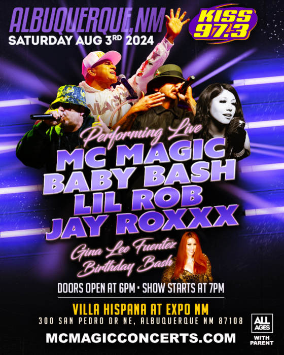 MC MAGIC, BABY BASH LIL ROB, JAY ROXXX @ Villa Hispana (Expo NM