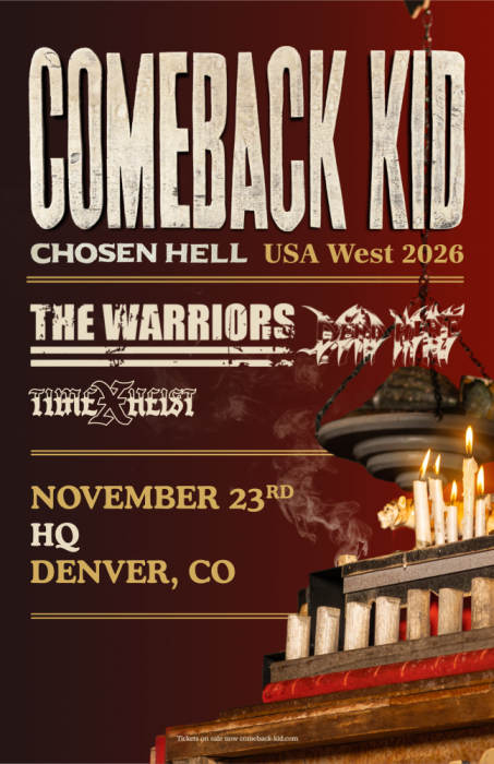 Comeback Kid - Chosen Hell Tour