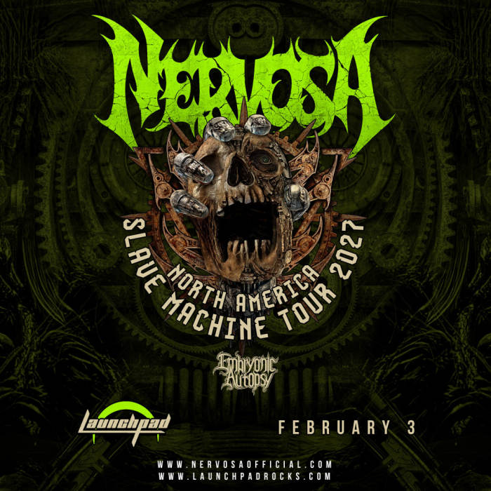 Nervosa - North America Slave Machine Tour 2027