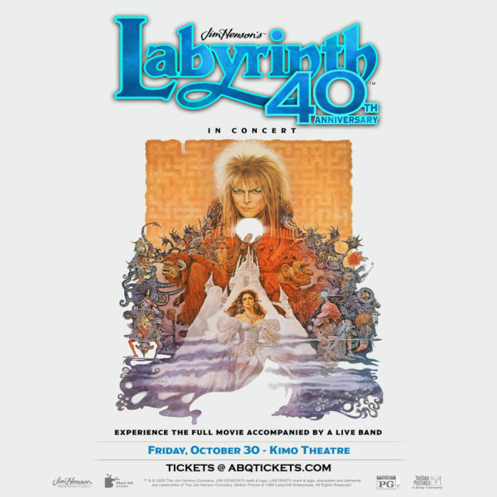 Launchpad presents Jim Hensons Labyrinth: In Concert 40 Anniversary at KiMo Theatre