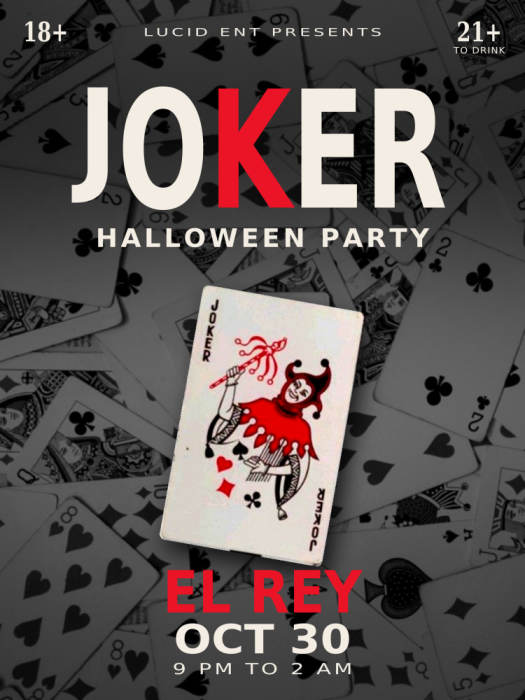 LUCID Joker Halloween Party