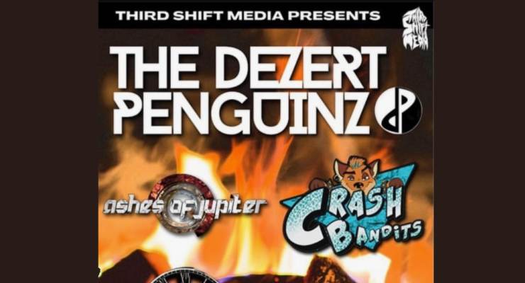 The Desert Penguinz * Ashes of Jupiter * Crash Bandits * A Minute Past 9 * November Radio 