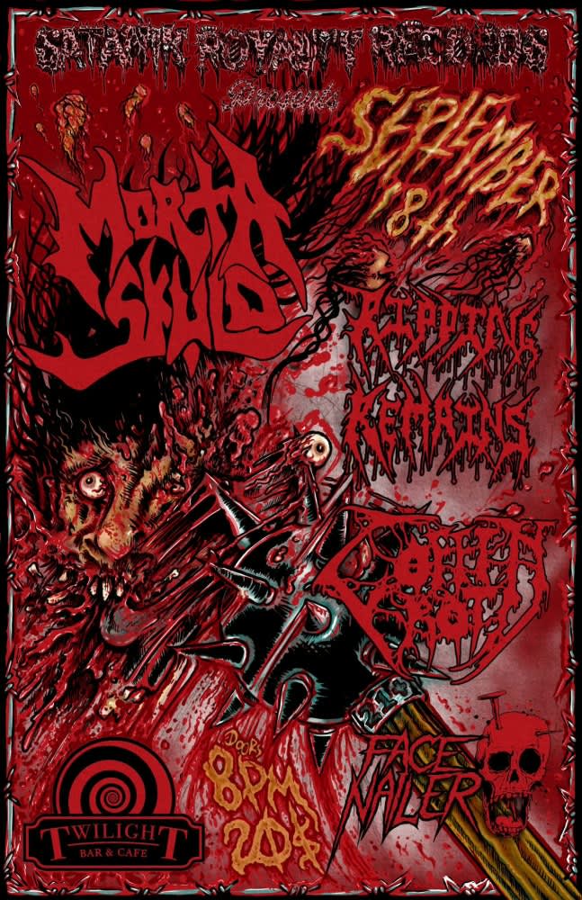 Twilight Cafe And Bar - Morta Skuld w/ Ripping Remains, Coffin Rot