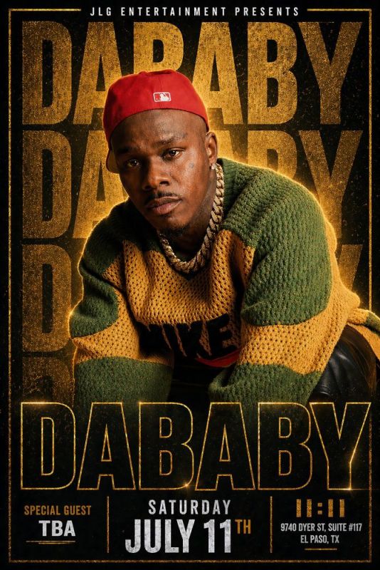DA BABY EL PASO @ 11:11 EPTX 2026-07-11 20:00:00