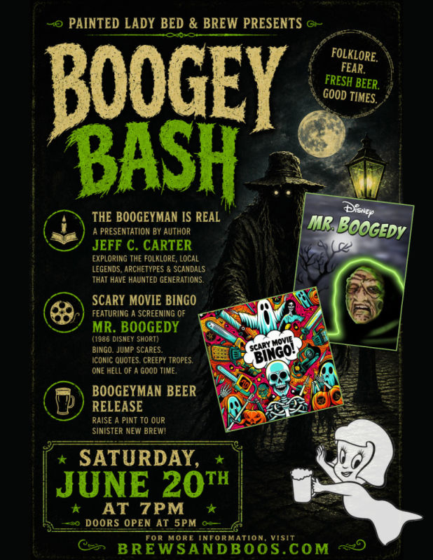 Boogey Bash: Scary Movie Bingo + Beer Premiere + The Boogey Man is