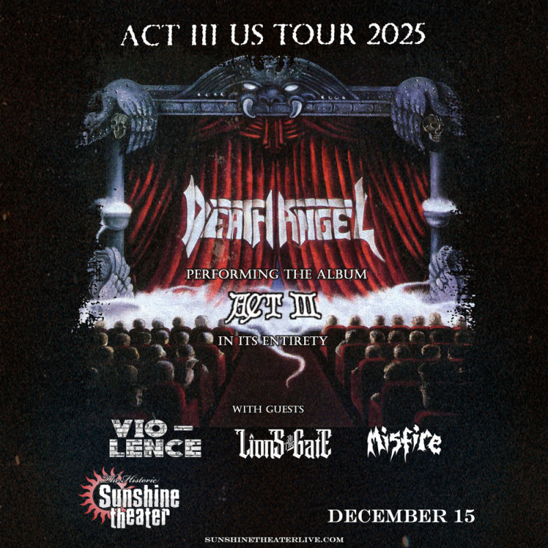 Death Angel * Vio-Lence * Lions At The Gate * Misfire Albuquerque