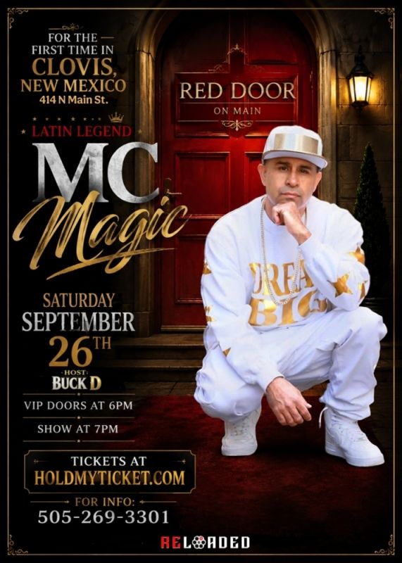 MC MAGIC Clovis @ Red Door On Main 2026-09-26 19:00:00