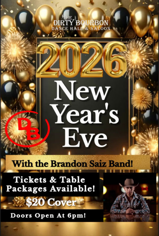 New Years Eve With the Brandon Saiz Band! Albuquerque @ The Dirty