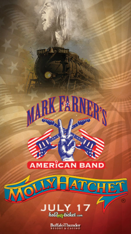 Mark Farner's American Band & Molly Hatchet Santa Fe @ Buffalo