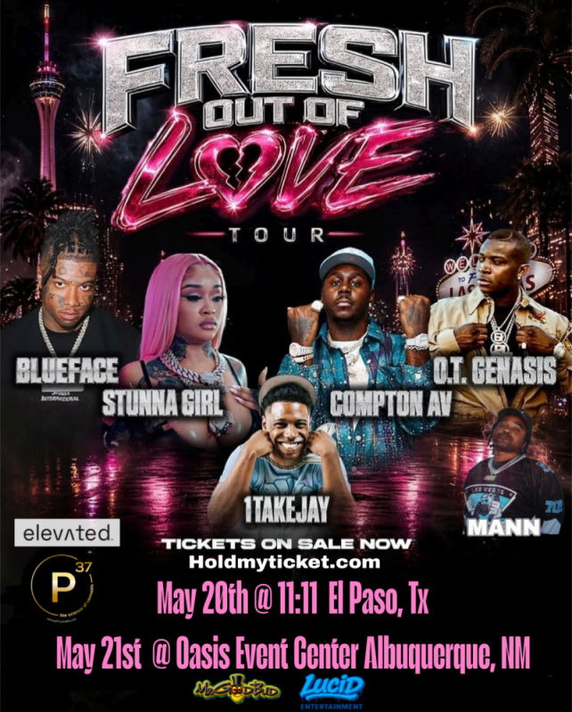 FRESH OUT LOVE TOUR El Paso @ 11:11 EP TX 2026-05-20 19:00:00