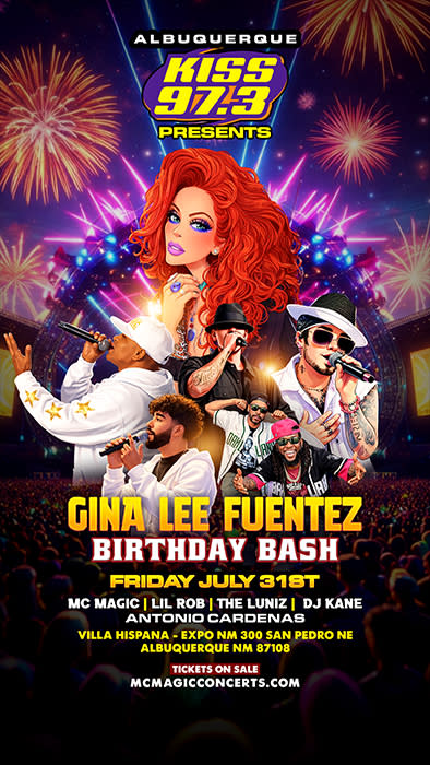 Gina Lee Fuentez BDay Bash (tix at door) Albuquerque @ Villa