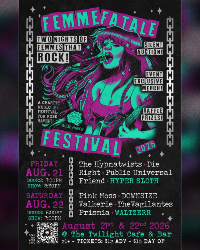Femme Fatale Fest-Night 2-w/ waltzerr, Prismia, DOWNSIZE, Valkerie