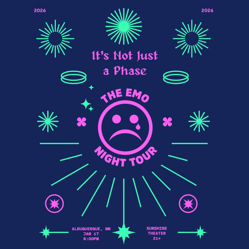 The Emo Night Tour Albuquerque @ Sunshine Theater 2026-01-17 20:00:00